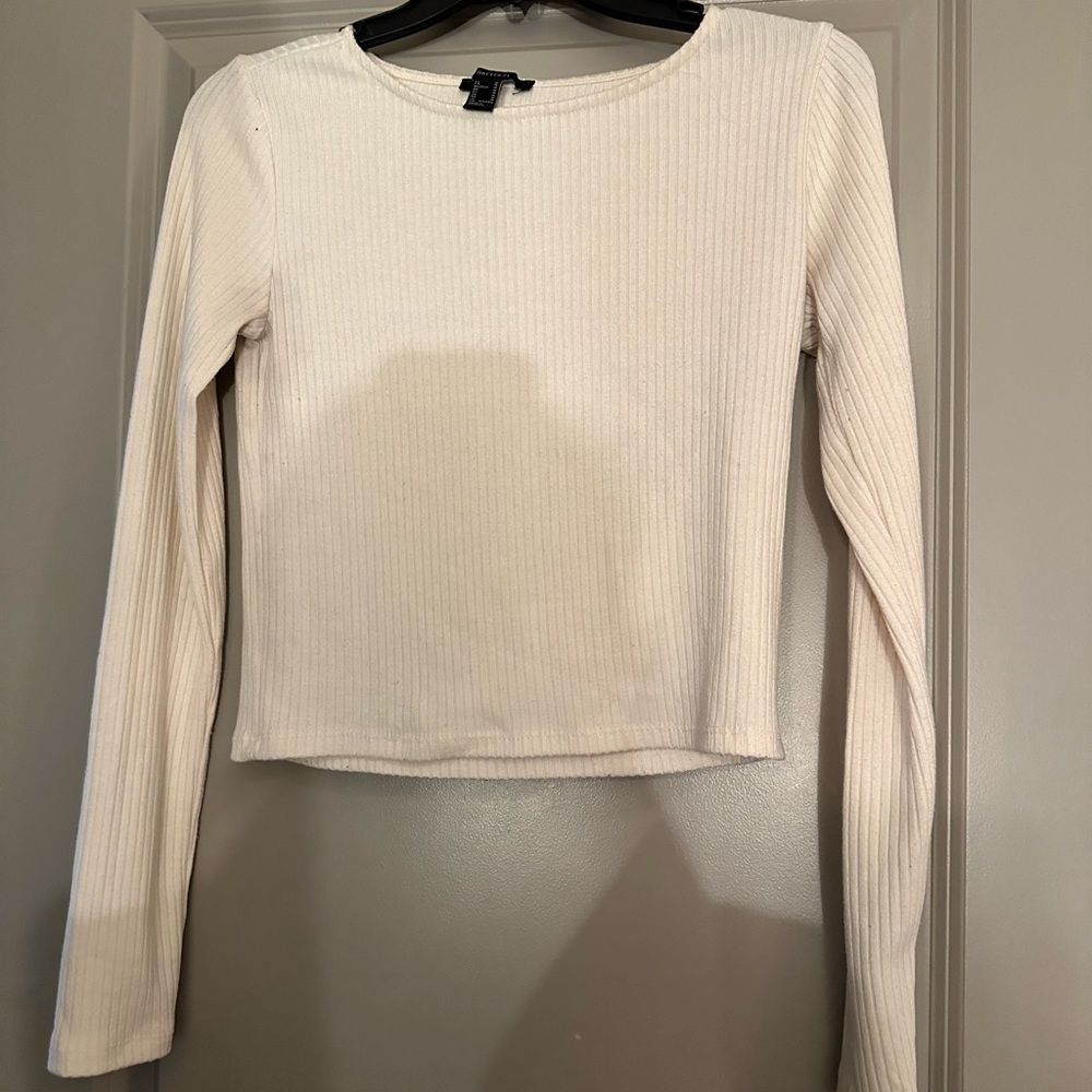 White sweater shirt